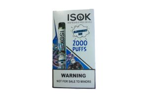 Электронные сигареты ISOK PRO BLUEBERRY ICE 2000 puffs 5% 8.00 ml