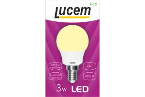 Лампа светодиодная энергосберегающая Lucem LM-LBL 3W 4000K E14