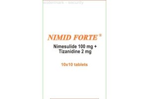 Нимид форте таблетки 100 мг + 2 мг №100