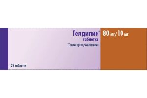 Телдипин таблетки 80 мг/10 мг №28