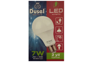 Лампа светодиодная DUSEL D60-7 7W E27 6500K