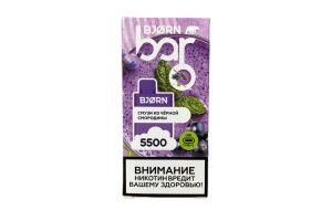 электронная сигарета Bjorn bar 5500 1,8% 14мл вкус смузи из чёрной смородины
