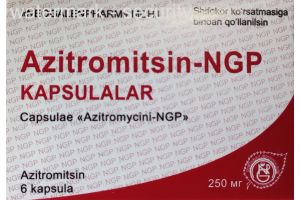 Азитромицин-NGP капсулы 250 мг №6