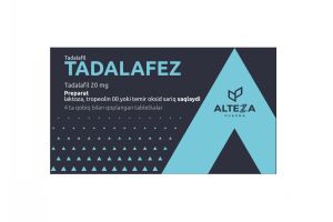 Тадалафез таблетки покрытые оболочкой 20 мг №4