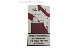 Электронная сигарета KUBIK MAX 6000 Cranberry Grape ice 10 мл 20 мг