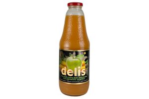Сок прямого отжима DELIS яблочно-морковный 1л