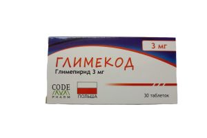 Глимекод таблетки  3 мг №30