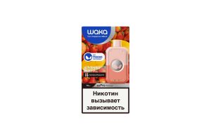 Электронная сигарета WAKA PA7000 Strawberry Mango (Клубника Манго) одноразового использования 14 мл 50 мг