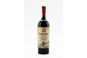 Вино столовое полусладкое красное Georgian Alazani valley  11% 0.75л