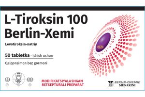 L-ТИРОКСИН 100 БЕРЛИН-ХЕМИ таблетки 100 мкг №50
