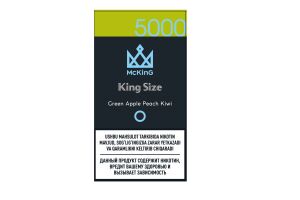 Электронная сигарета «McKing» Green Apple Peach Kiwi King Size 12 мл 40 мг