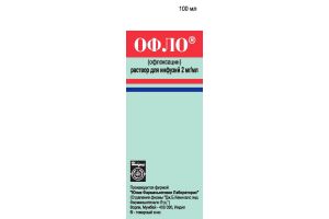 Офло раствор для инфузий 2 мг / мл 100 мл №1