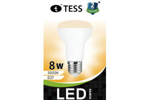 Лампа светодиодная энергосберегающая TESS T-R63 8W E27 3000K