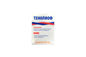 Тенолиоф  лиофилизат для приготовления раствора для инъекций 20 мг № 1