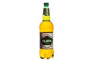 Светлое фильтрованное пиво ZLATA 4.2% 1.5л