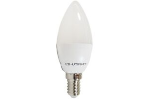 Лампа светодиодная (LED) ОНЛАЙТ OLL-C37-6-230-2.7K-E14-FR
