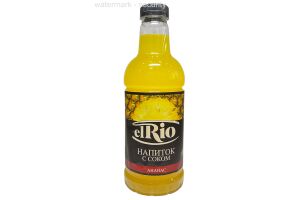 Негазированный сокосодержащий напиток elRio 1,0l ананас