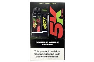 Электронная сигарета Nasty 5K CRYSTAL Double Apple Shisha 13ml 50mg