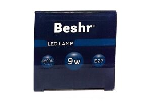 Лампа светодиодная Beshr WHITE 6500K BBL9-A60/265 E27 9W