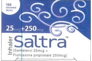 Салтра аэрозоль для ингаляций 25мкг + 250мкг/доза 120 доз