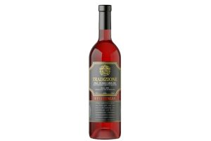 Вино виноградное натуральное полусухое красное TRADIZIONE 11.0% 0.75 л.