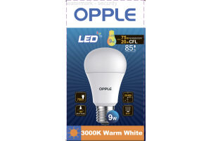 Лампа светодиодная LED-E1-A60-E27-9W-3000K-CT-V7