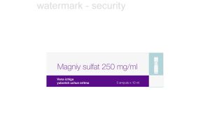 Магния сульфат раствор для внутривенного введения 250 мг/мл 10 мл №5