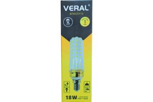 Лампа светодиодная VERAL VE-18W E27 Three color