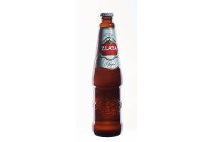 Светлое фильтрованное пиво ZLATA 3.8% 0.5л