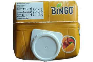 Безалкогольный напиток на растительном сырье Мультифрукт "BINGO" 0.95л