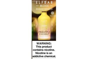Электронная сигарета " ELF BAR" BB3000 PINEAPPLE COCONUT 10 ml 50 mg/ml