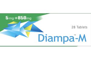 Диампа-М, таблетки, покрытые пленочной оболочкой 5/850мг №28