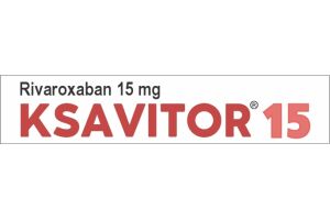 КСАВИТОР 15 Таблетки, покрытые пленочной оболочкой 15 мг №14