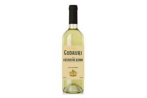 Вино виноградное натуральное белое полусладкое GUDAURI Алазанская Долина 10.5% 0.75л