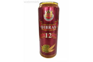 Пиво светлое фильтрованное Qibray - 12 4.5% 0.45 л