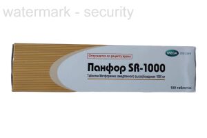 Панфор SR-1000 таблетки 1000мг №100
