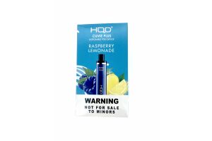Электронные сигареты HQD CUVIE PLUS 1200 Raspberry lemonade 5% 5.0ml