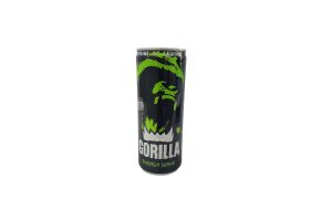 Напиток безалкогольный тонизирующий (энергетический) сильногазированный пастеризованный «GORILLA» 0.25 л