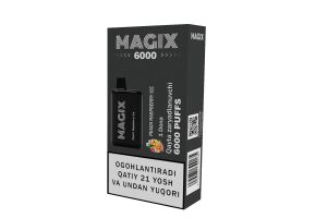 Электронная сигарета MAGIX Peach Raspberry Ice, Концентрация никотина 50 мг\мл, объем жидкости 12 мл.