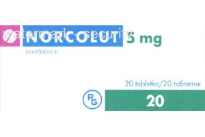 Норколут таблетки 5 мг №20