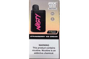 Электронная сигарета Nasty FIX 3000 Strawberry Ice Cream