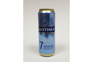 Пиво  "БАЛТИКА 7 ЭКСПОРТНОЕ" 5.4%, банка 0.45л