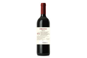 Вино виноградное натуральное красное сухое OREANDA Merlot 11.0% 0.75л