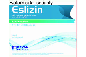 Эслизин концентрат для приготовления  раствора для инфузий 1 мг/мл 5 мл №10