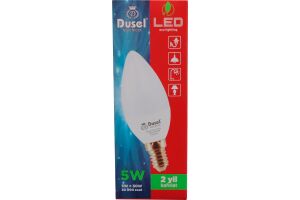 Лампа светодиодная DUSEL LED-5W C30/E27 6500K