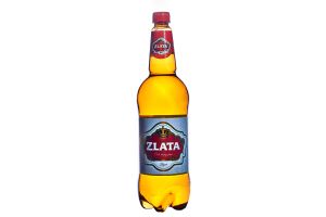 Светлое фильтрованное пиво ZLATA 3.8% 1.5л