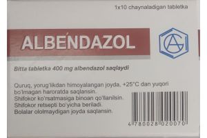 Албендазол таблетки 400 мг №10