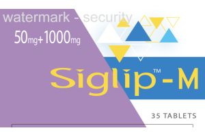 Сиглип-М таблетки, покрытые пленочной оболочкой 50мг/1000мг №35