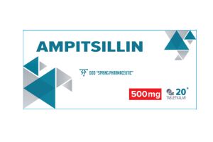 Ампициллин Таблетки 500 мг №20