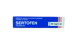 Сертофен раствор для инъекций/концентрат для приготовления раствора для инфузий 50мг/2мл №5